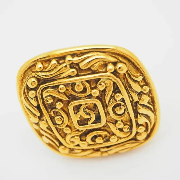CHANEL Gold Earrings